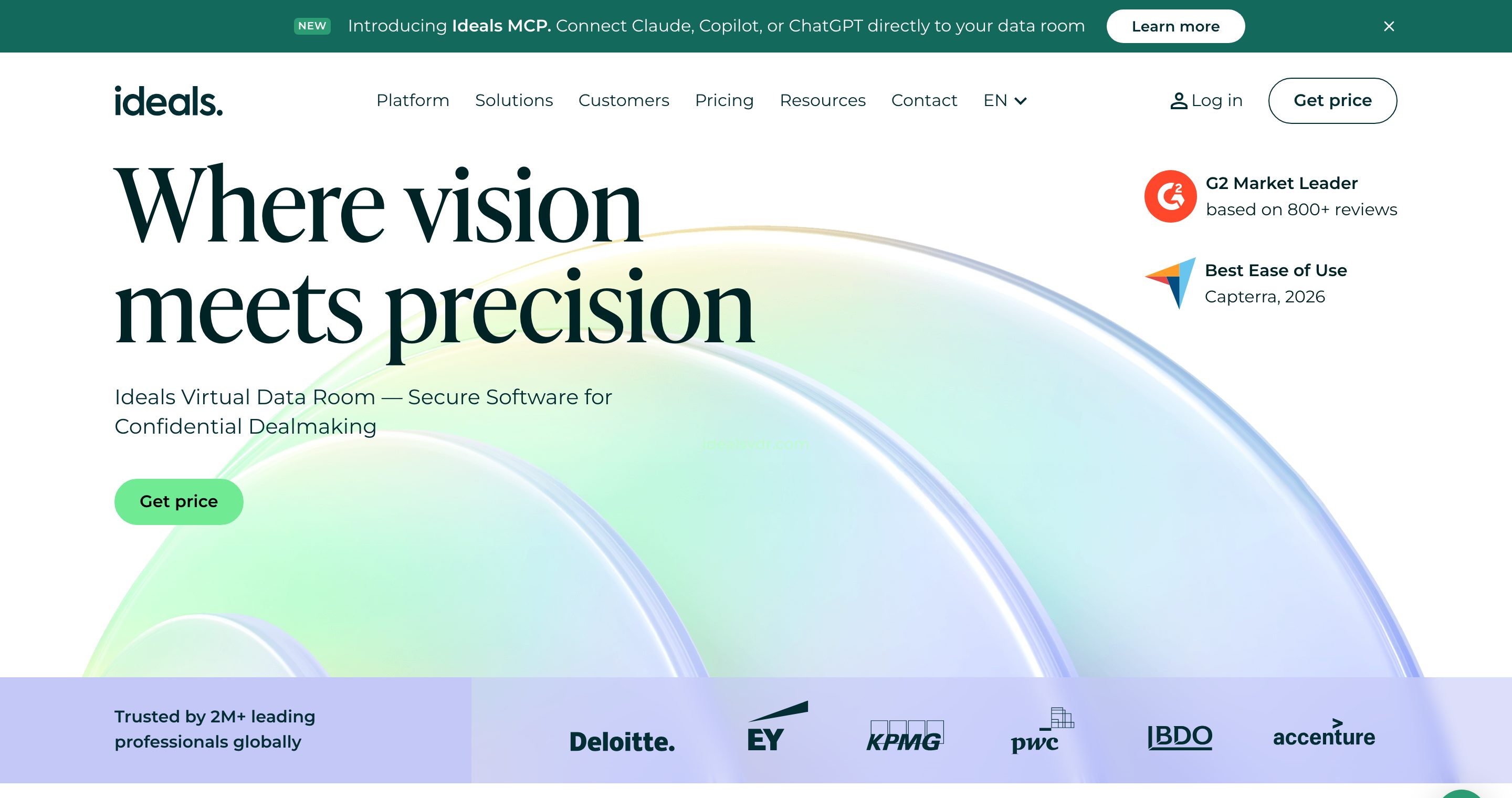 iDeals's homepage (idealsvdr.com)